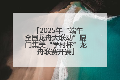 2025年“端午全国龙舟大联动”厦门集美“学村杯”龙舟联赛开赛