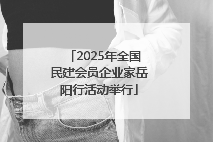 2025年全国民建会员企业家岳阳行活动举行