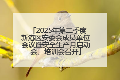 2025年第二季度新港区安委会成员单位会议暨安全生产月启动会、培训会召开