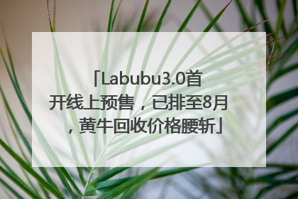 Labubu3.0首开线上预售，已排至8月，黄牛回收价格腰斩