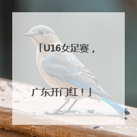 U16女足赛，广东开门红！