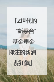 Z世代的“新茅台” 基金重金押注的新消费狂飙